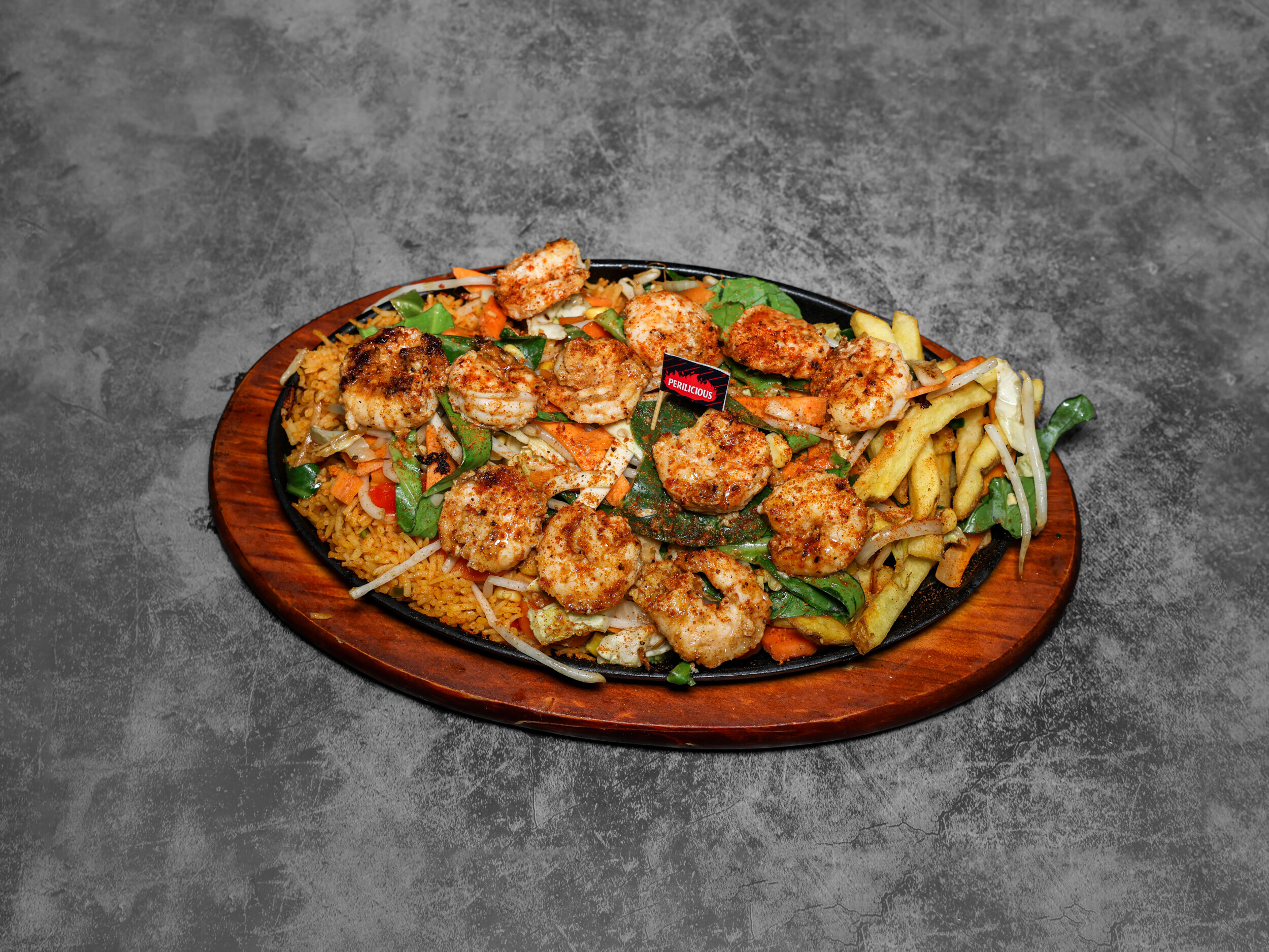 King Prawns Sizzler