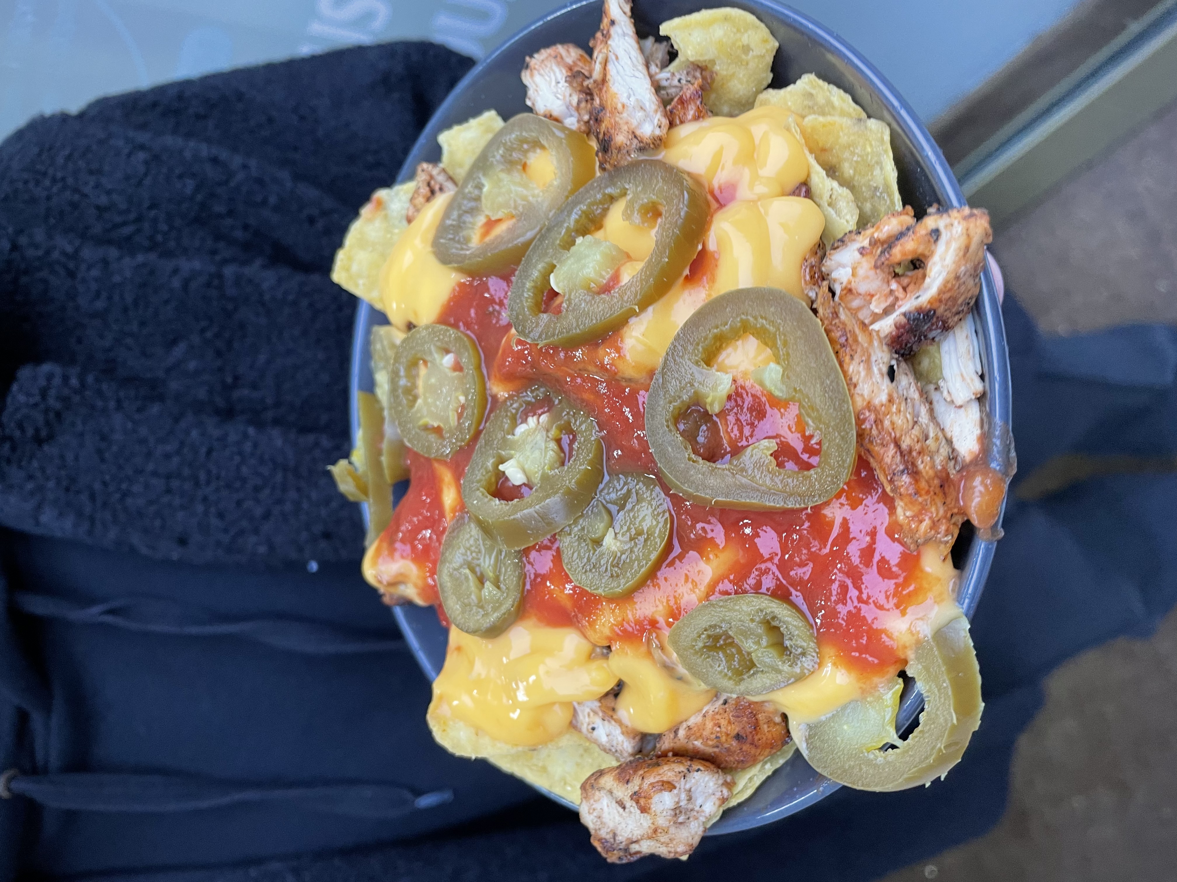 Peri Chicken Nachos