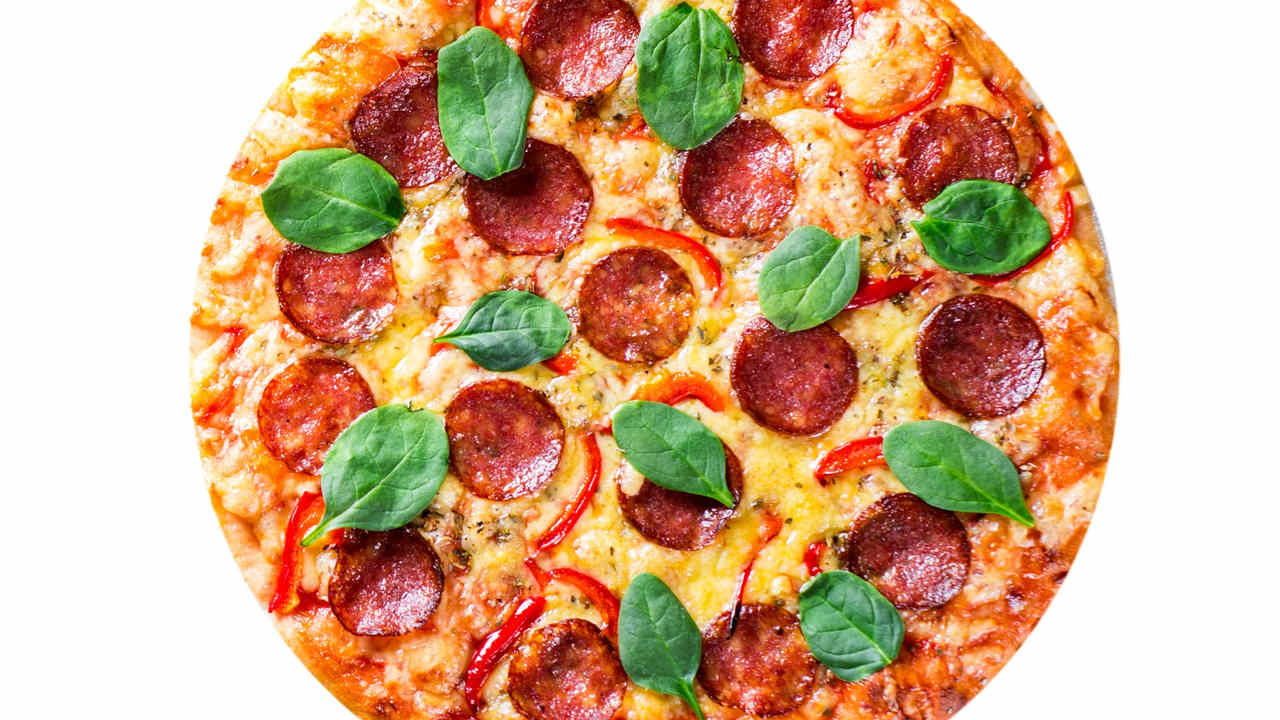 Salami Pizza 