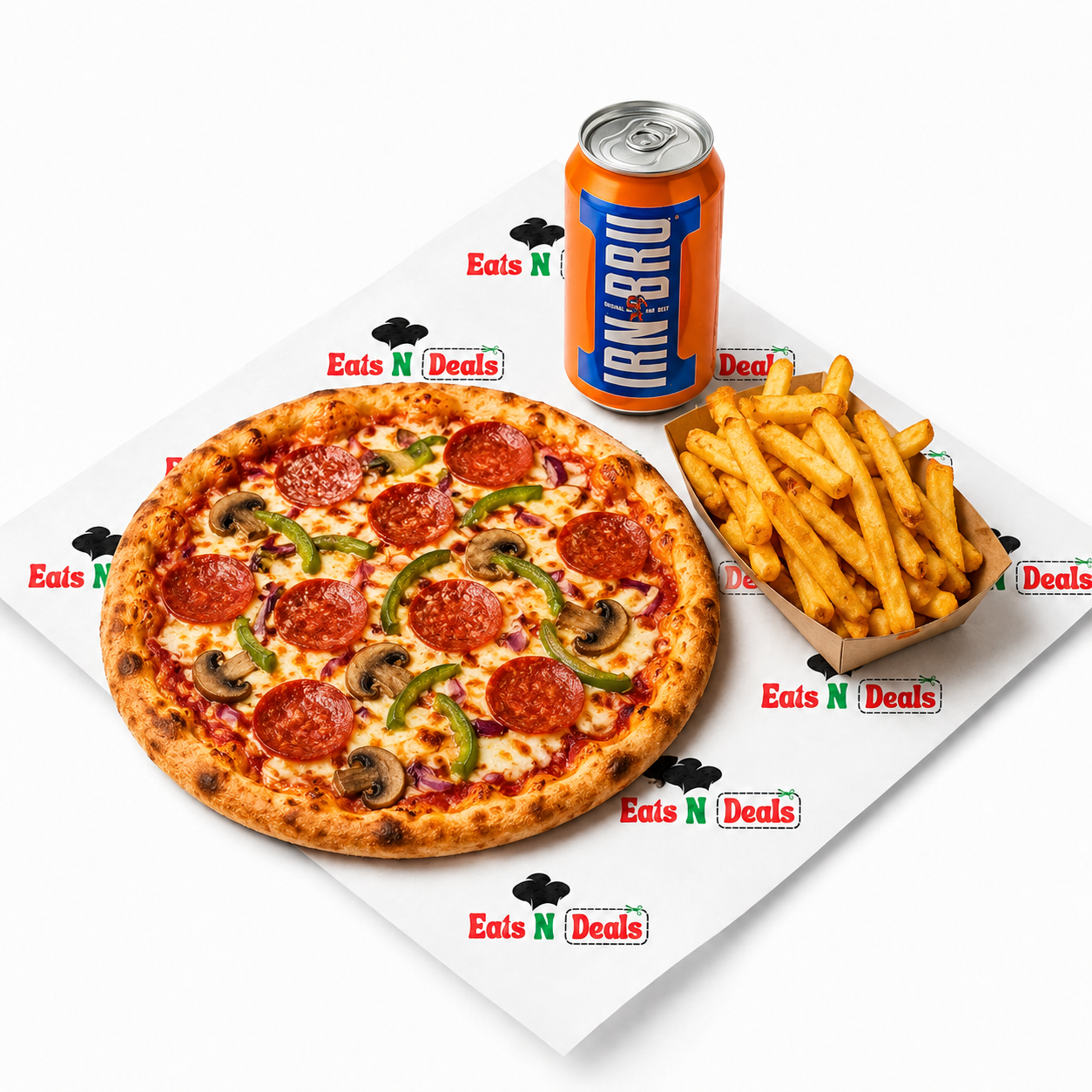16" Cheese & Tomato Pizza Meal 