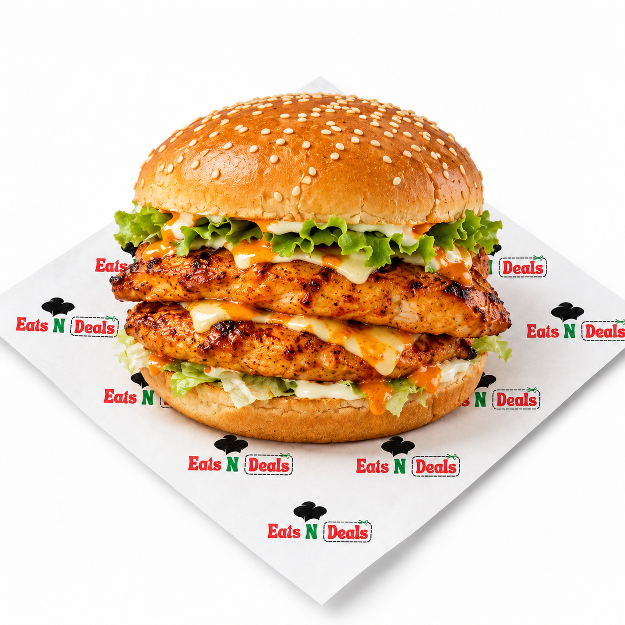 Double Peri Chicken Burger