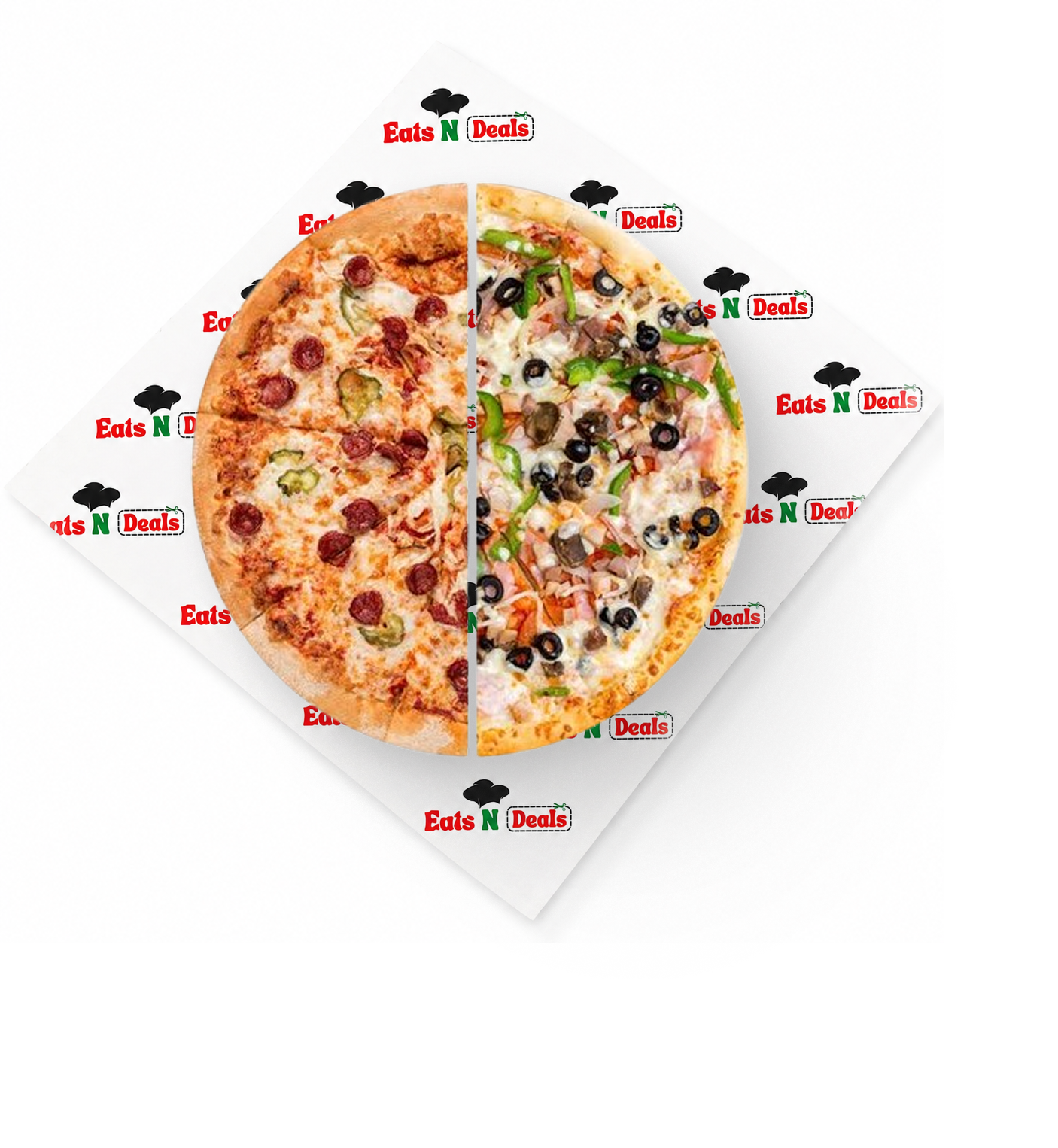 16 Inch Half N Half Pizza