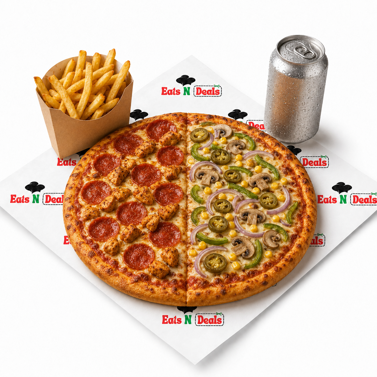 9 INCH Half N Half Meal