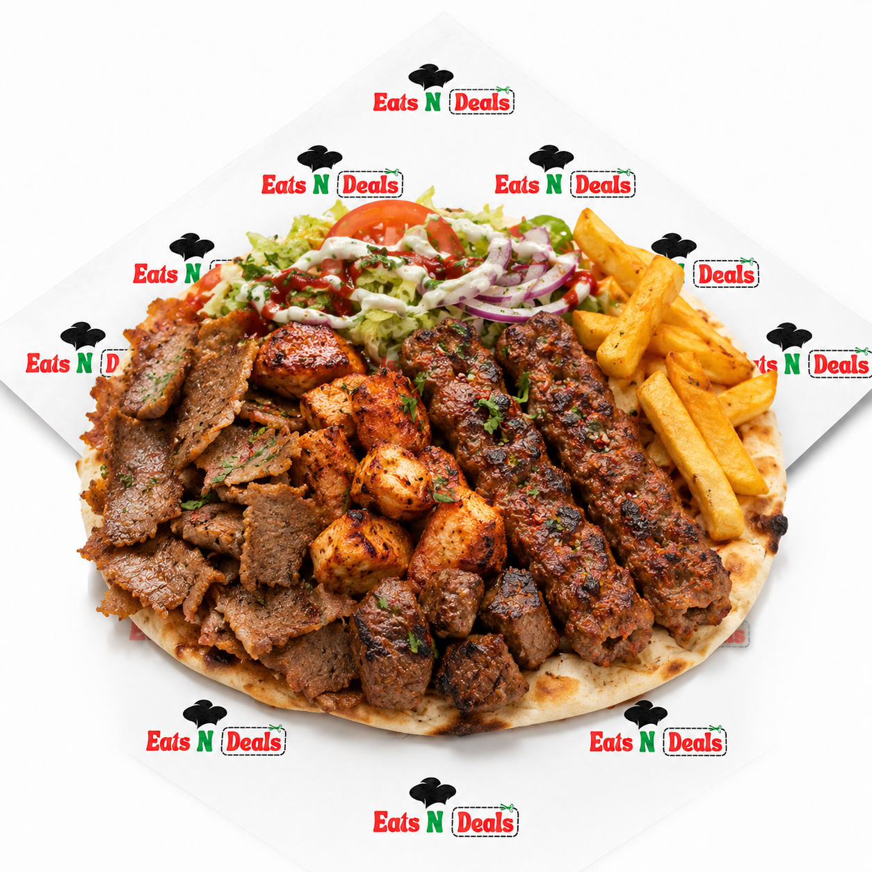 Texas Special Kebab With Chips