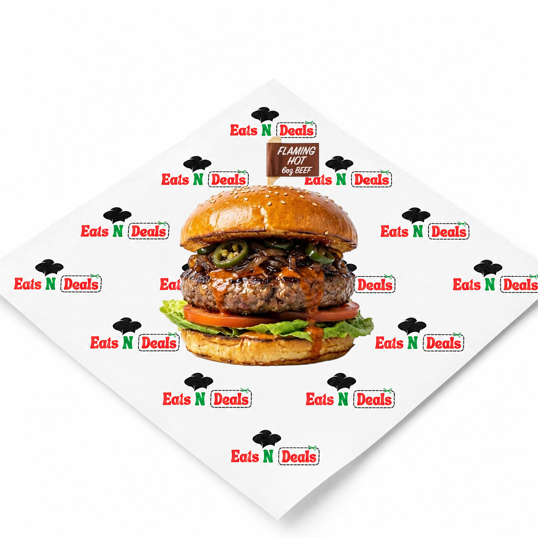 Flaming Hot Gourmet Burger