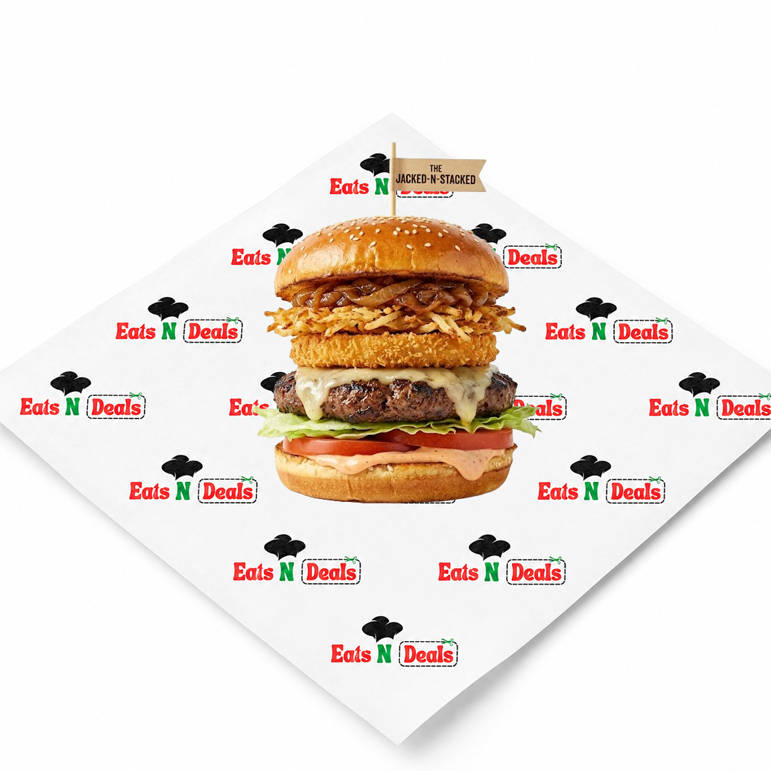 The Jacked-N- Stacked Gourmet Burger