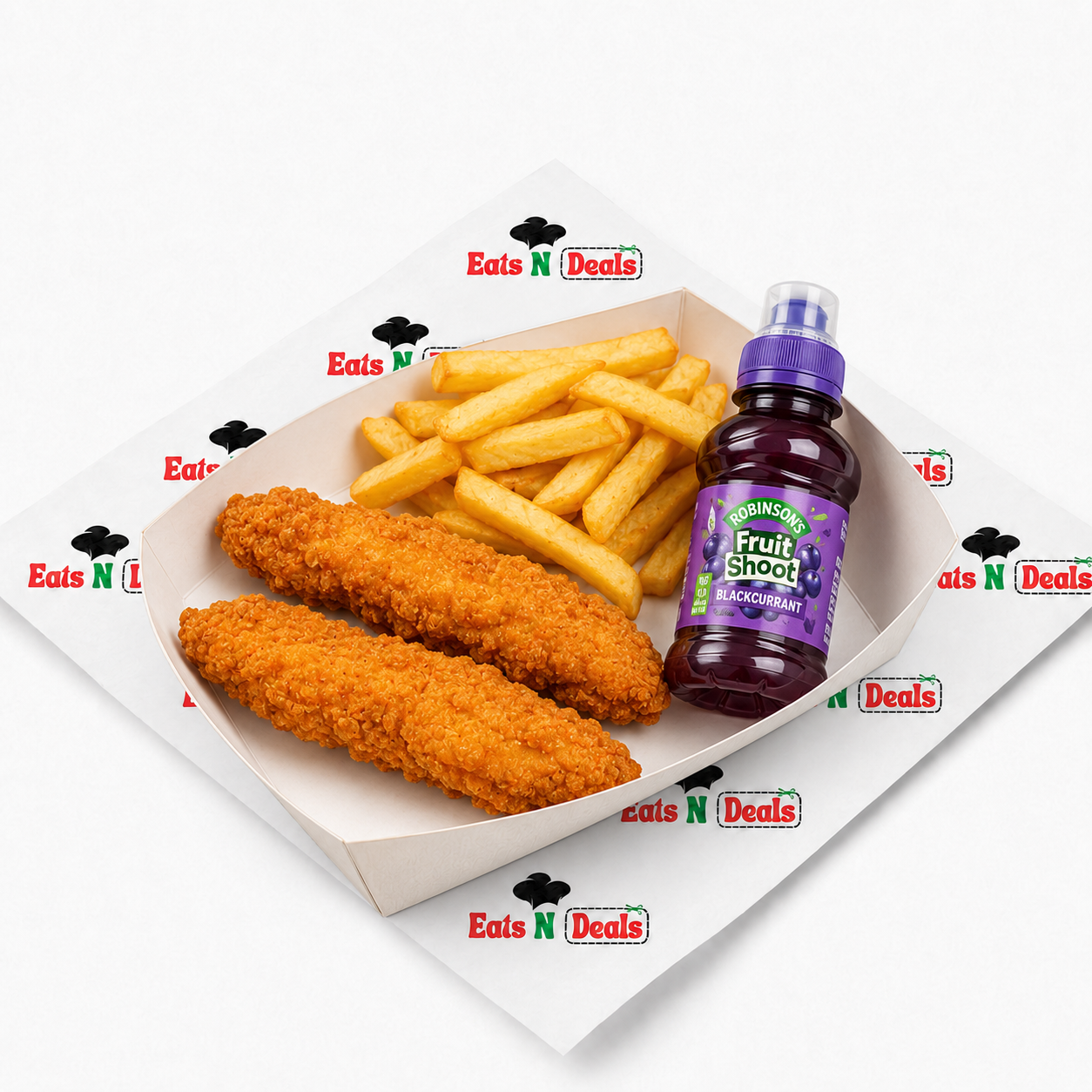 Kids Pcs Chicken Strips, Chips & Fruit Shoot Meal