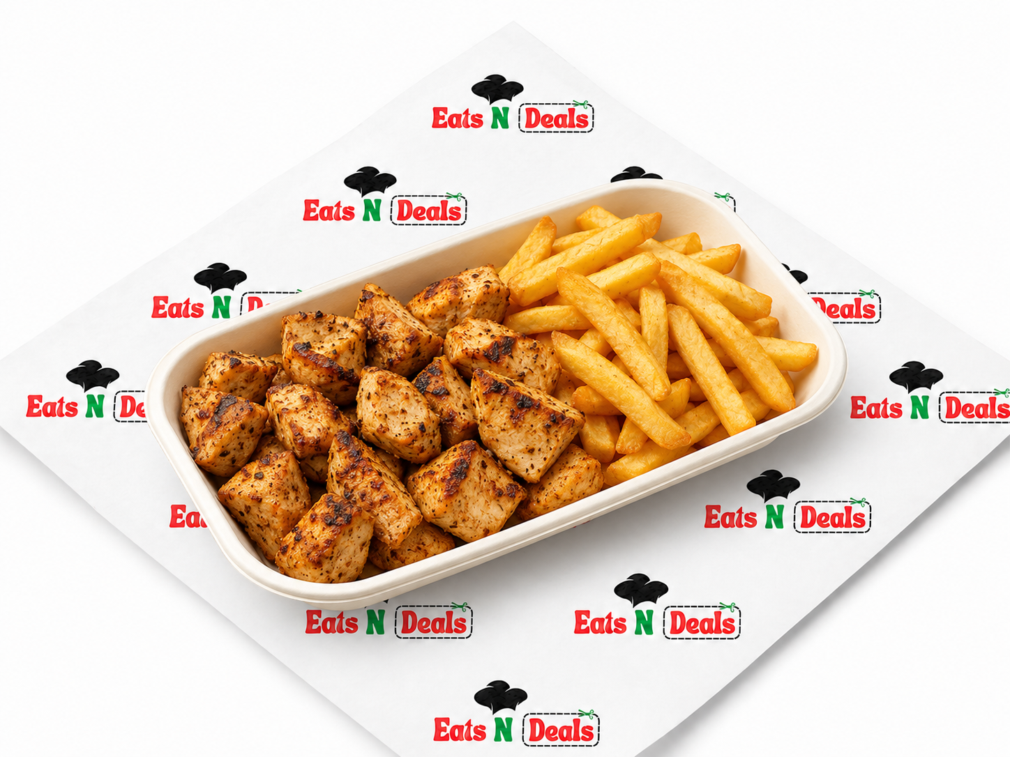 Chicken Breast Chunks With Chips