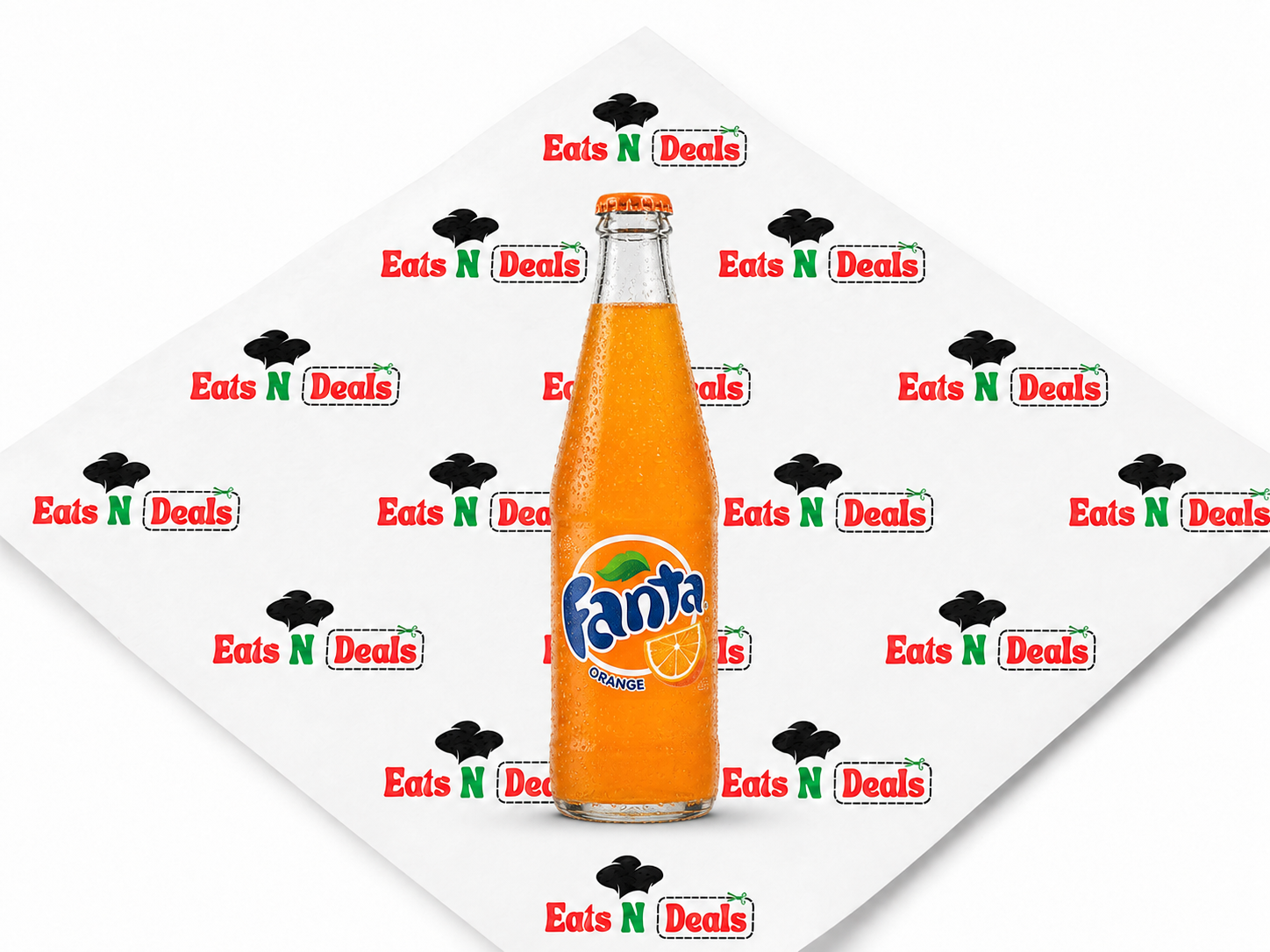 Fanta Orange Glass Bottle