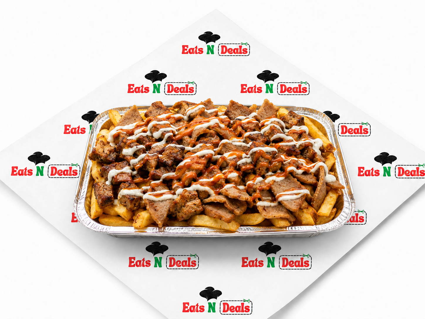 Lamb Shish & donner loaded fries