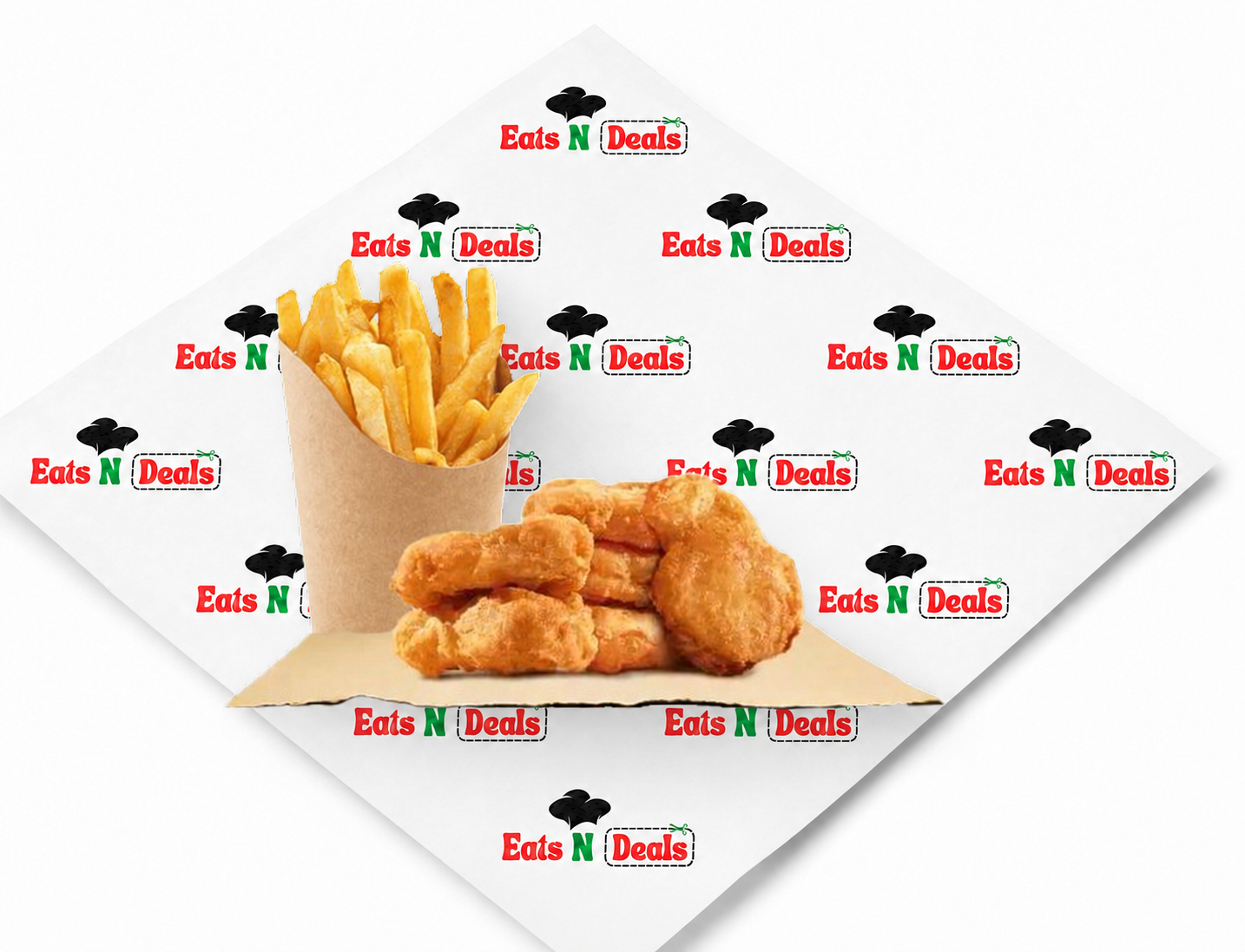 8-9 pcs Chicken Nuggets With Chips SF