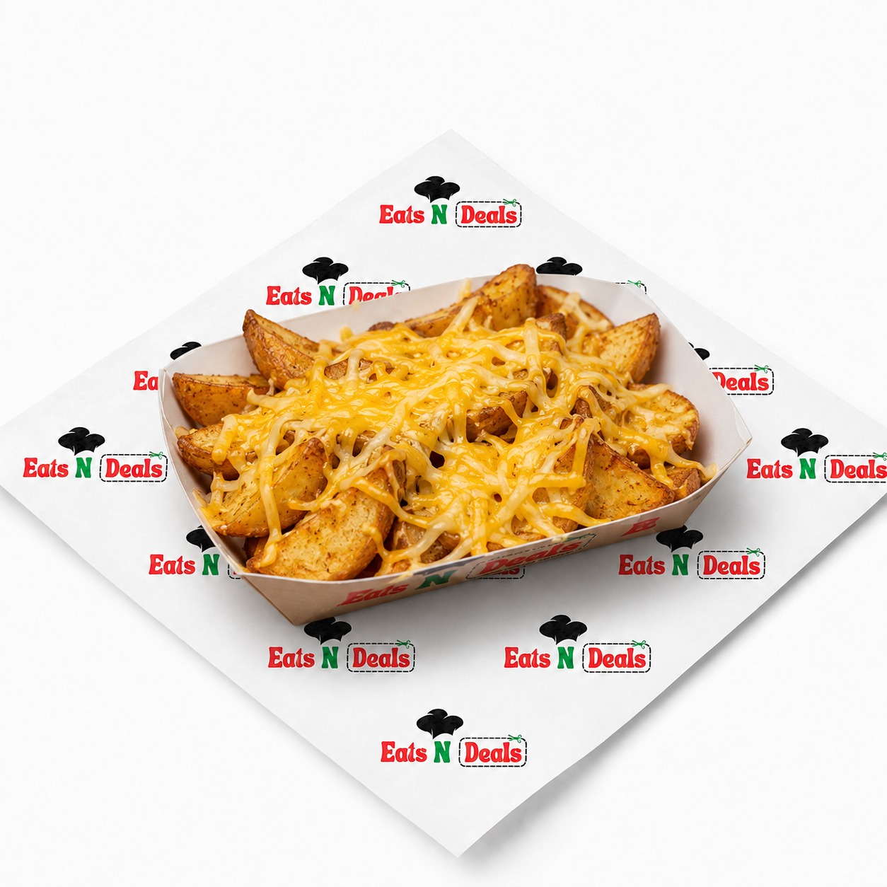 Potato Wedges & Cheese