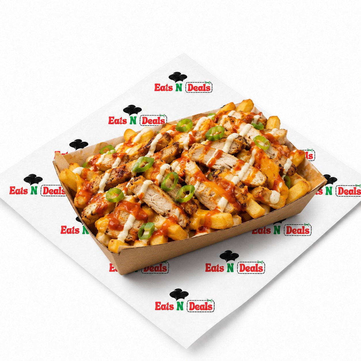 Grilled Chicken loaded fries