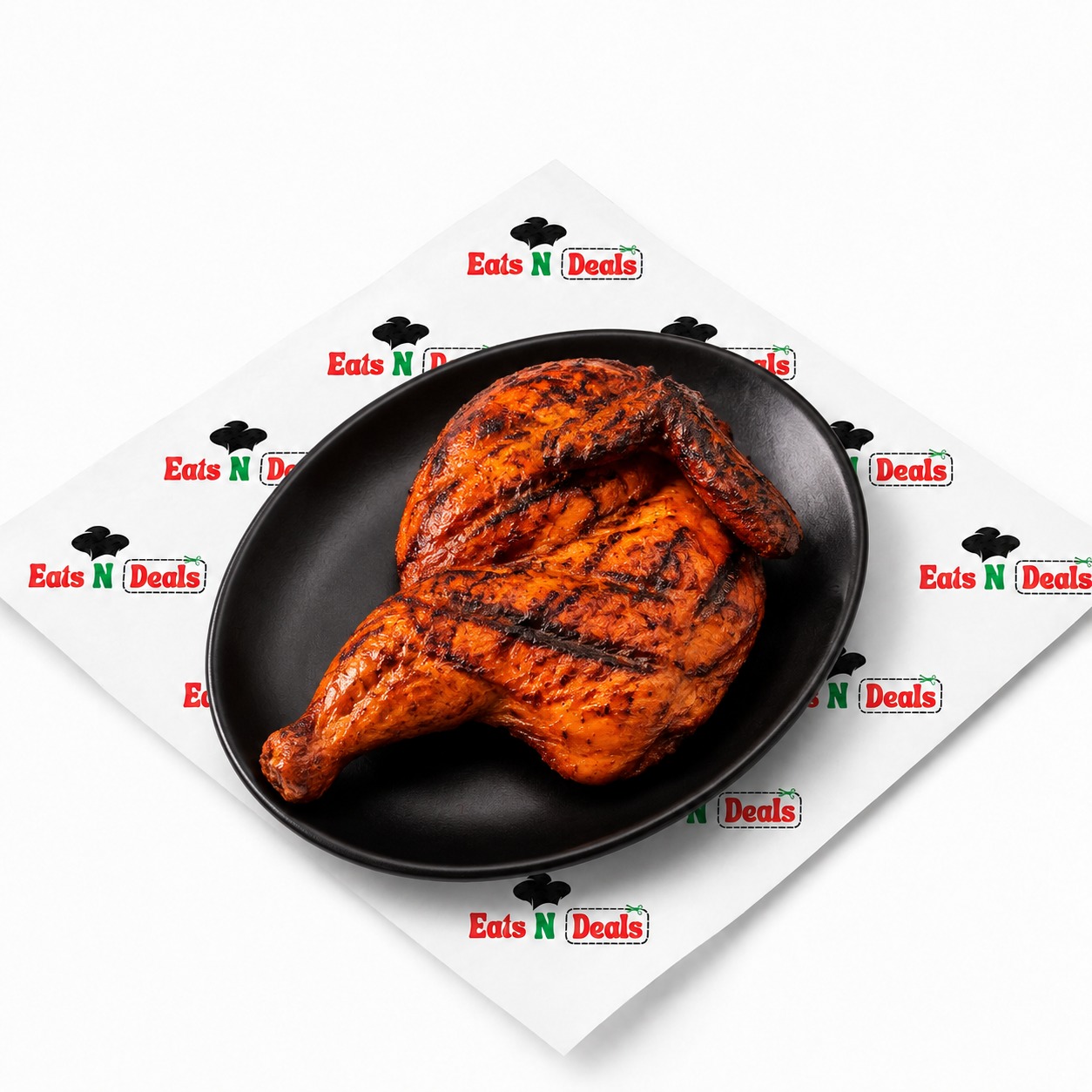 Large Flame Grilled Marinated Chicken.