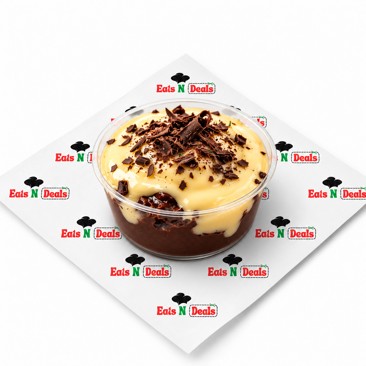 Chocolate Pudding With Custard