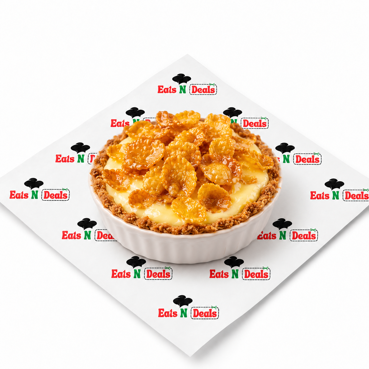 Cornflakes Tart With Custard