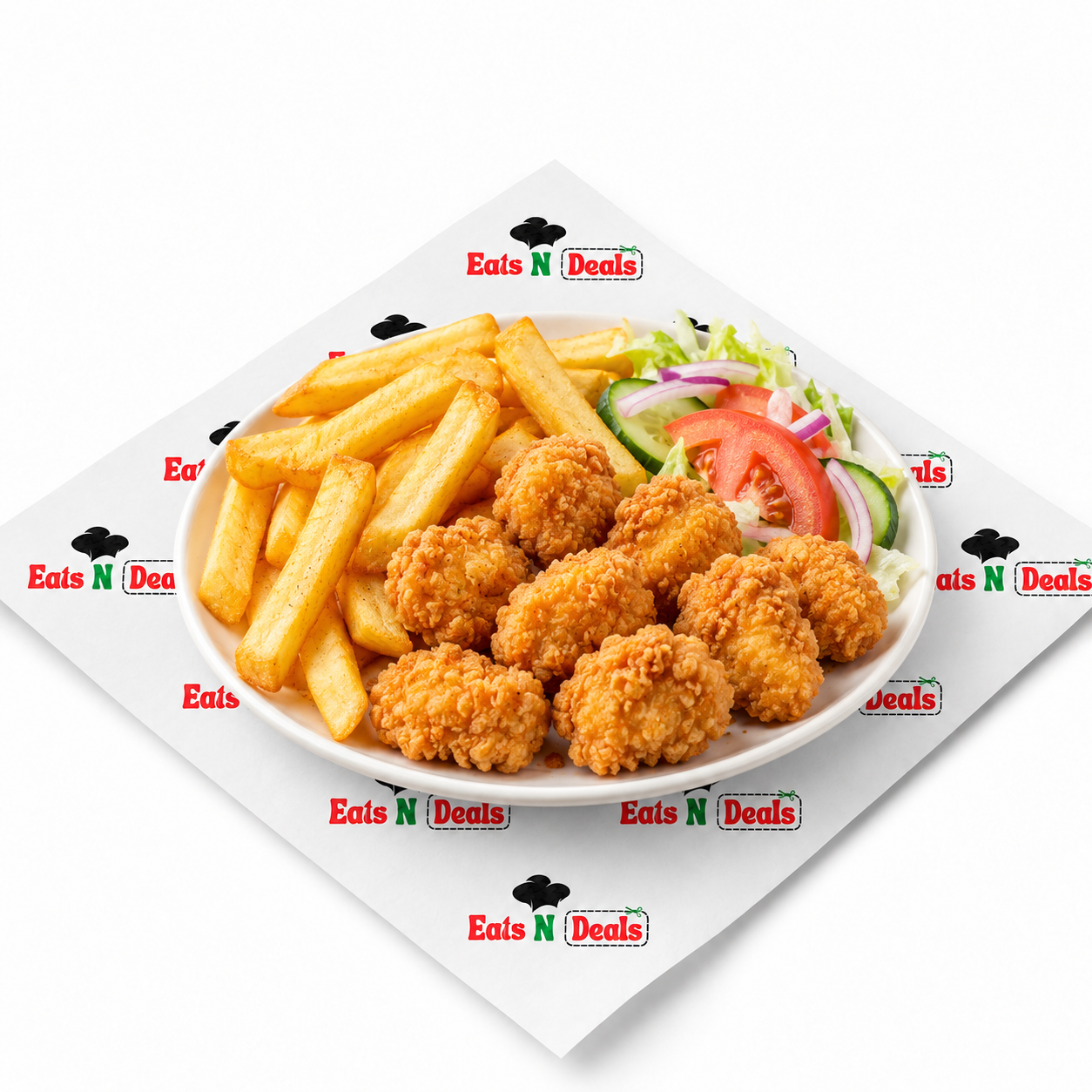 Kids Chicken Popcorn On Chips