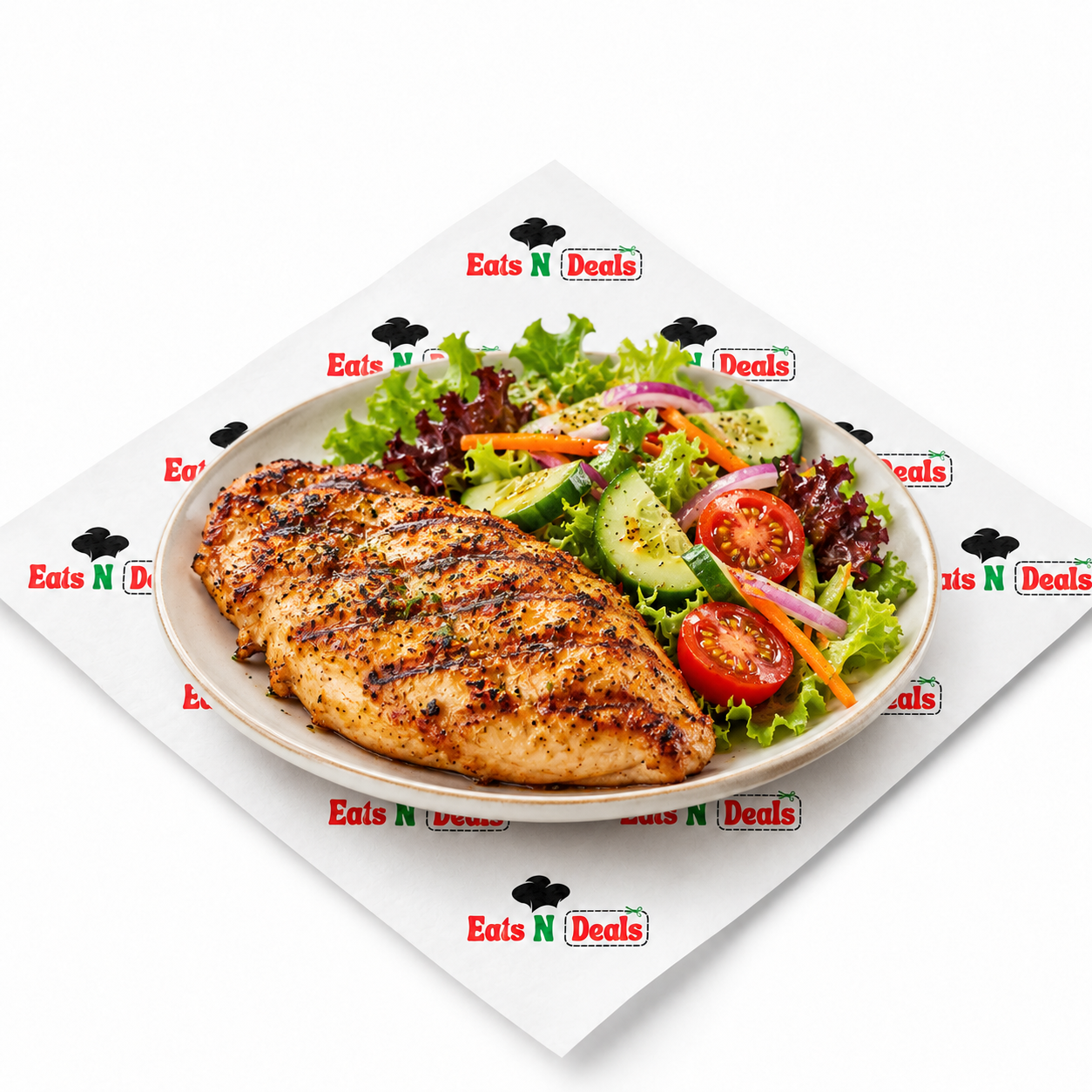 Chicken Steak With Salad