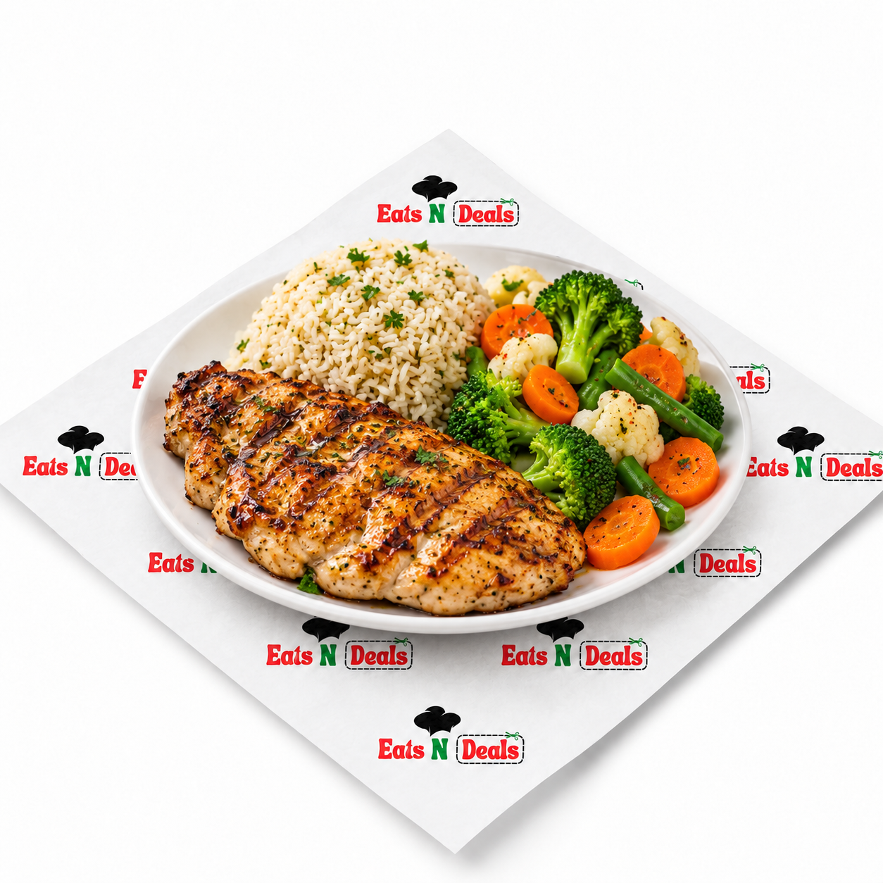 Steak With Rice & Veg