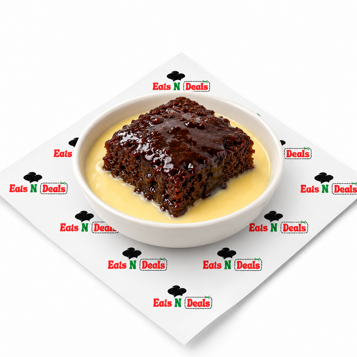 Chocolate Pudding With Custard