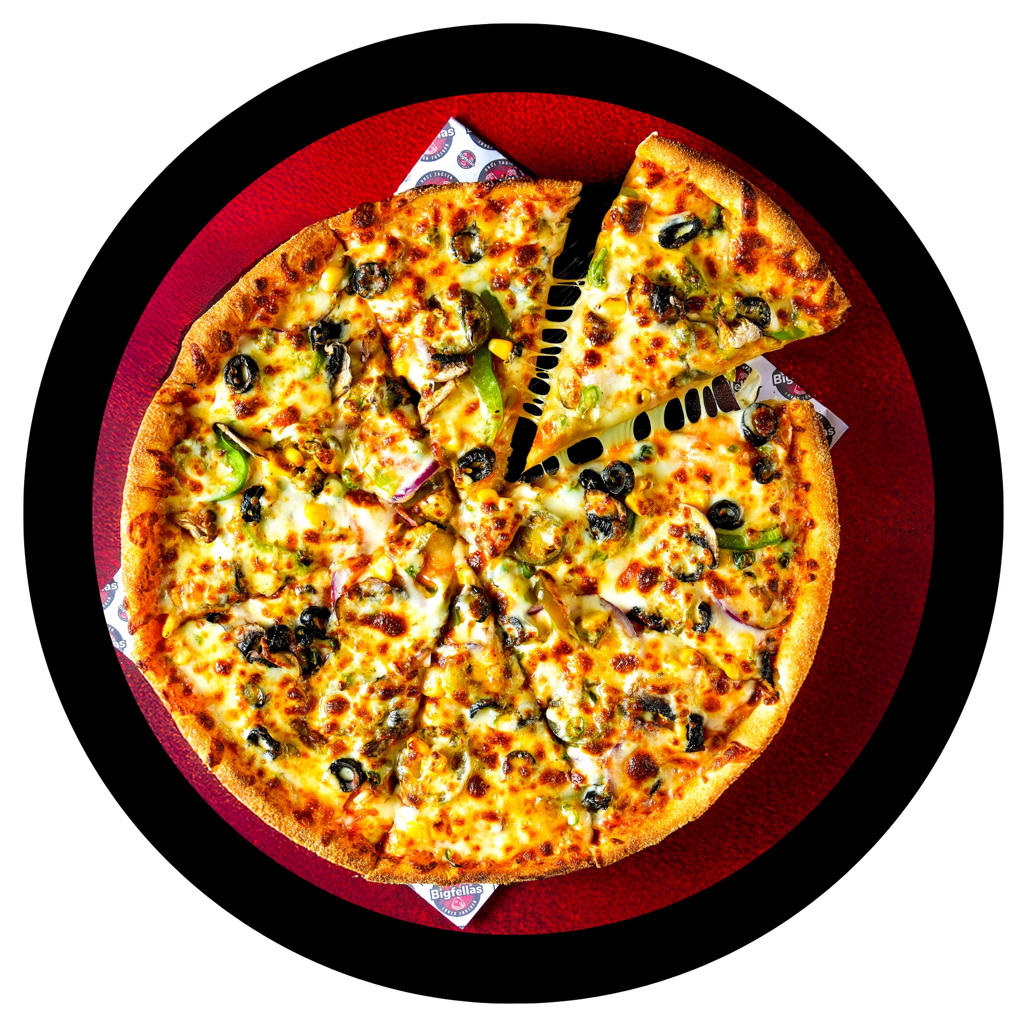 9 Inch Hot Vegetarian Pizza