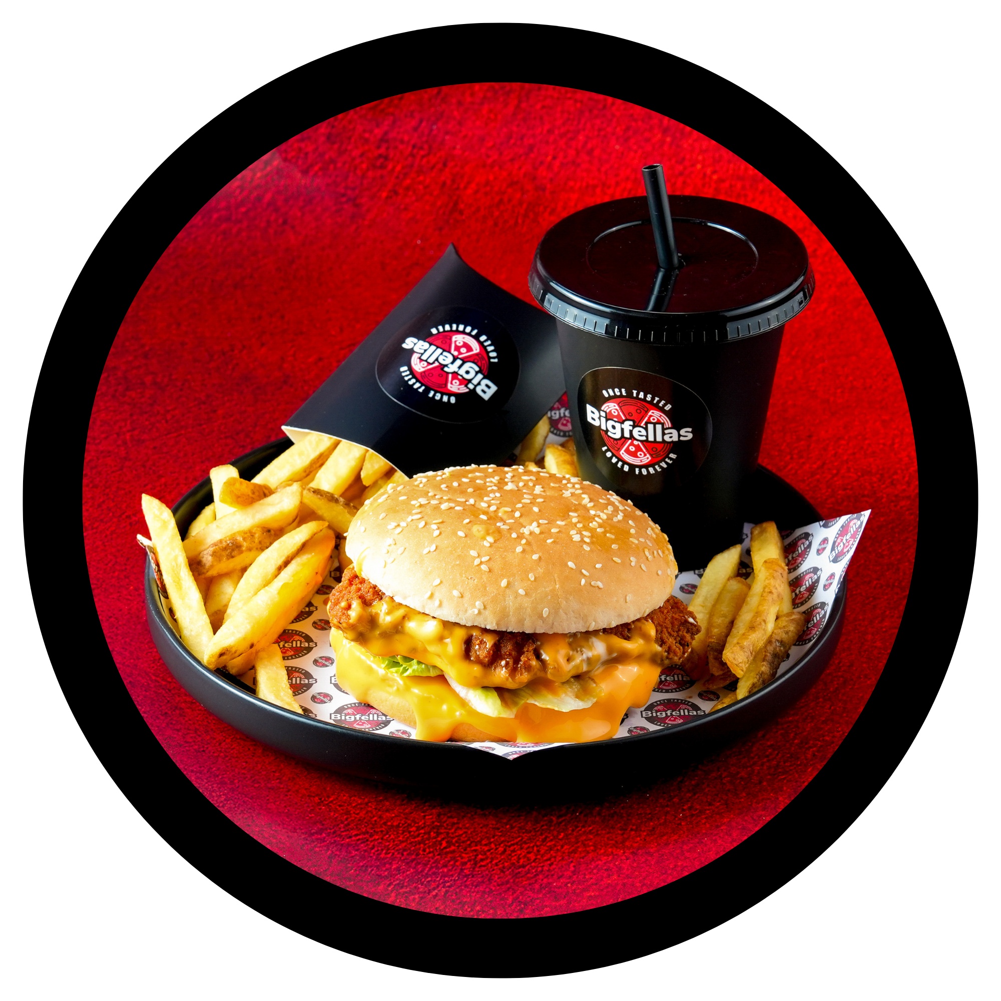 1/4Lb American Style Chicken Fillet Burger