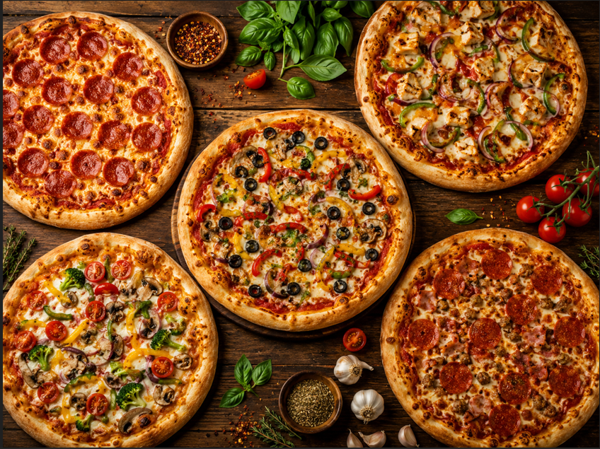 Hot & Spicy Pizzas