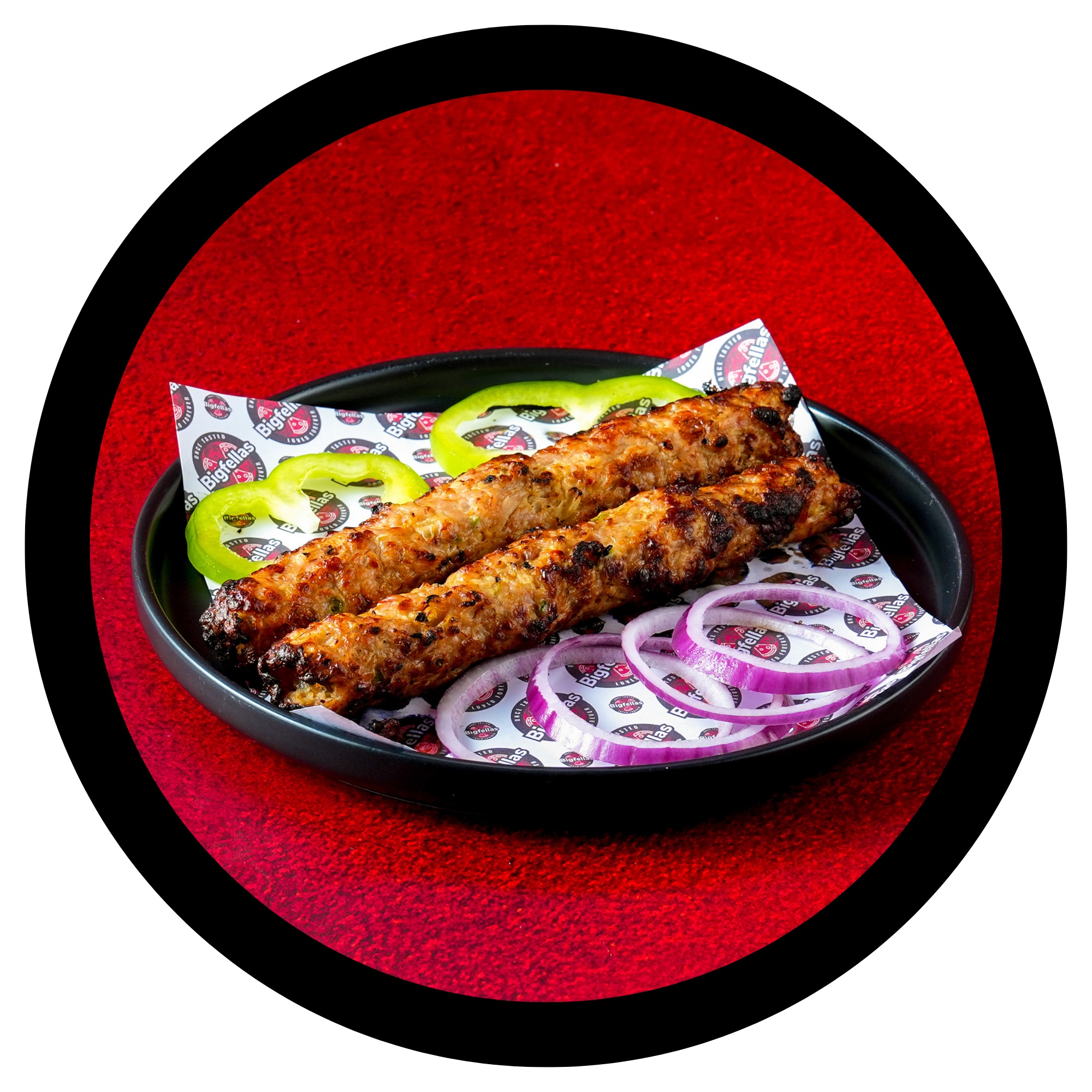 2pcs Seekh Kebabs