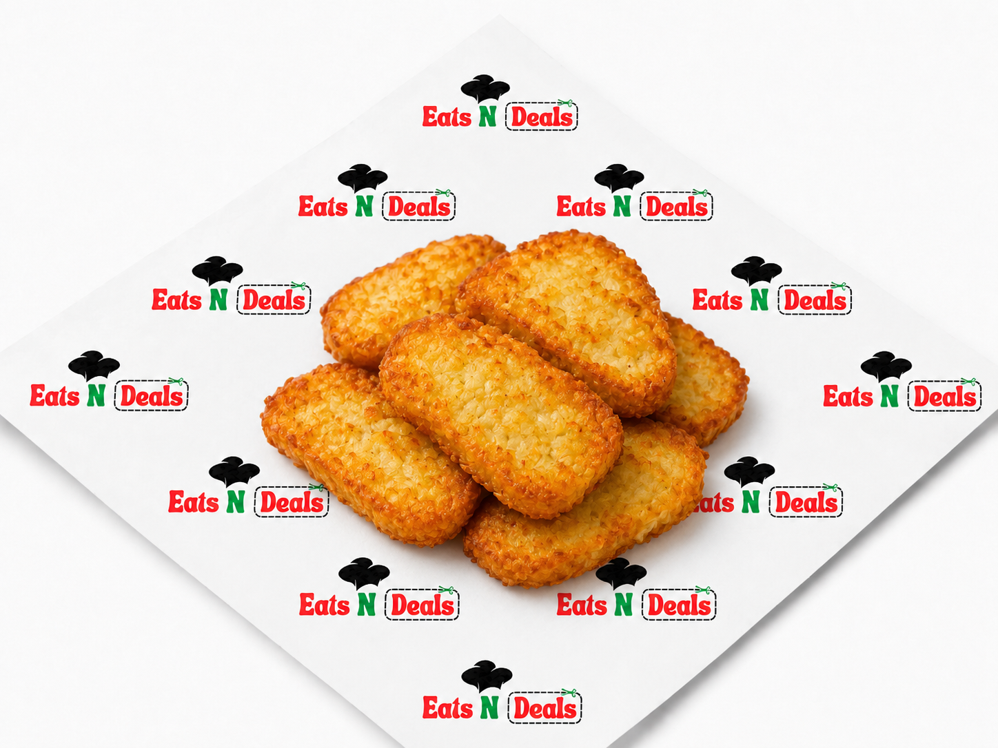 6 Cheesy Hash Brown-