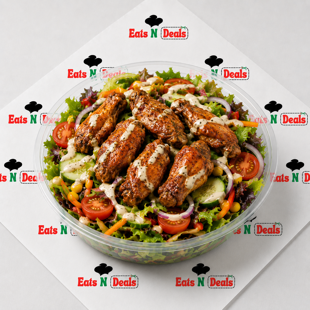 Wings Salad.