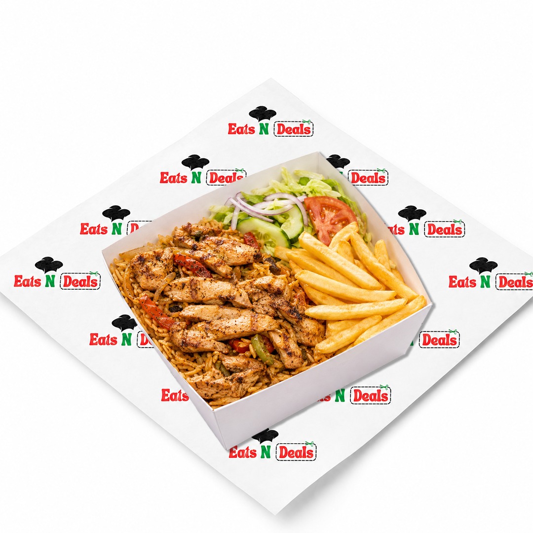 GRILLED CHICKEN RICE BOX 