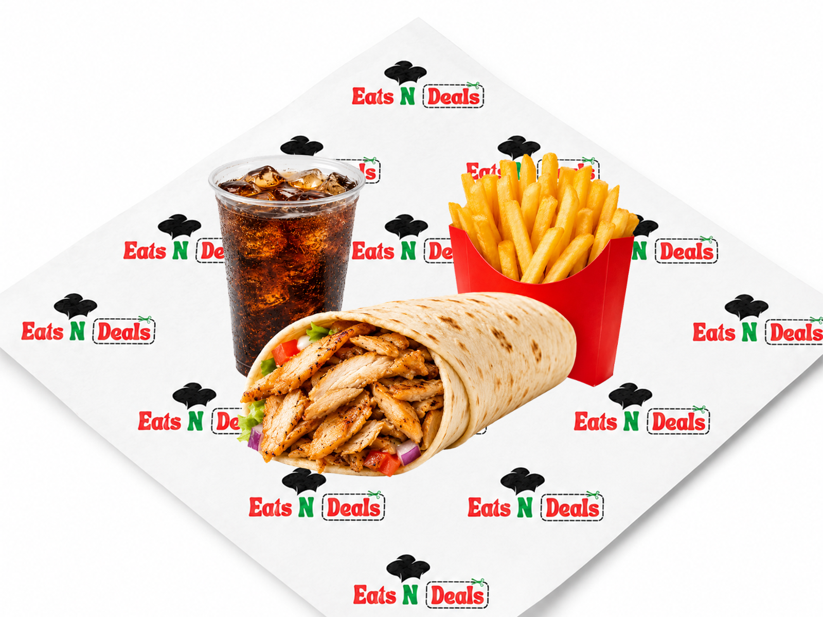 Chicken Shawarma Wrap Meal