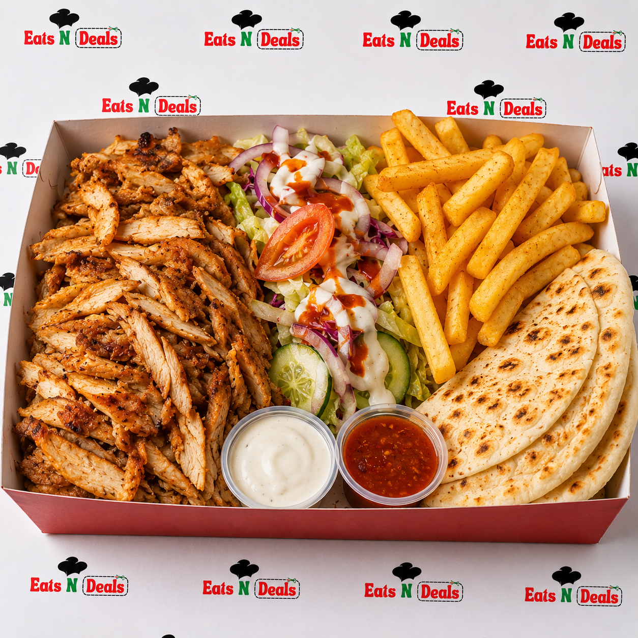 Chicken Shawarma Donner Meal