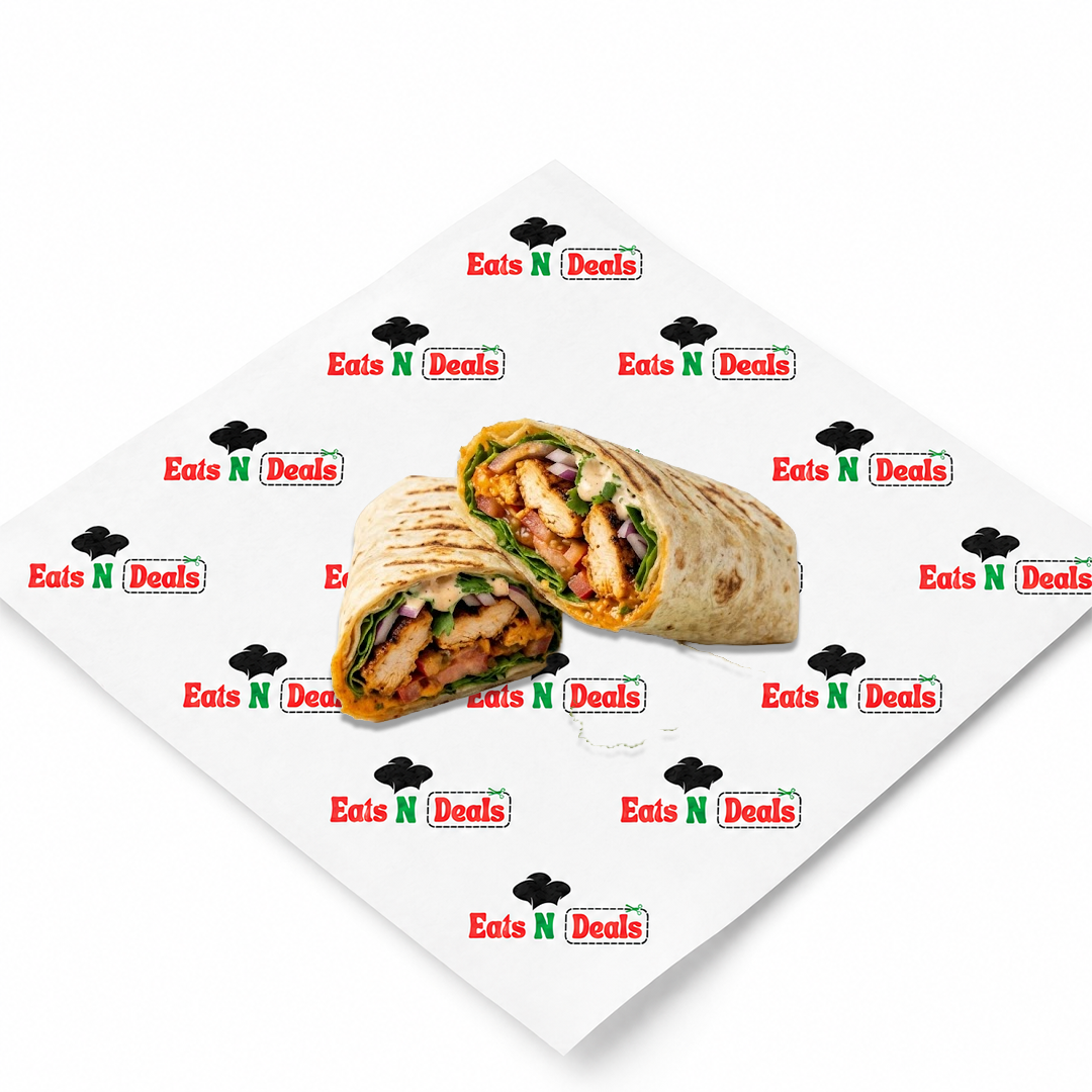 Peri Chicken Wrap on its own