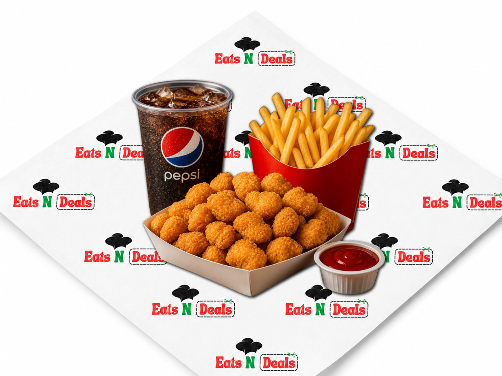 6pc popcorn meal