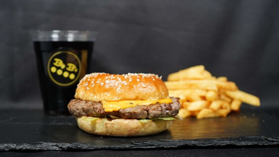 Beef Gourmet Cheese Burger