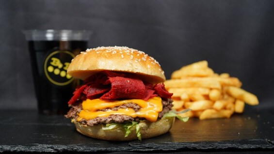 The Beef Big B Smashed Burger