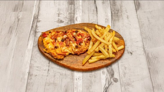 Meaty Parmesan With Chips