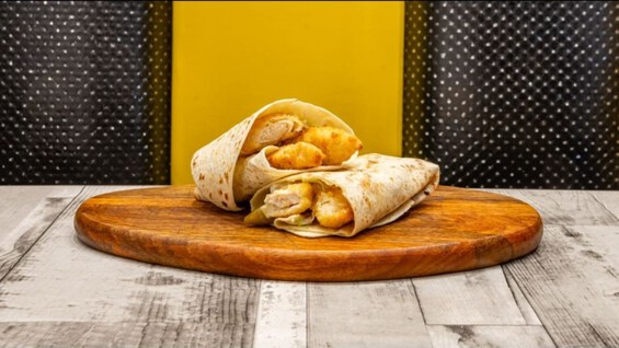 Mexican Crispy Fried Chicken Wrap