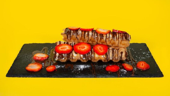 Strawberry Chocolate Waffle