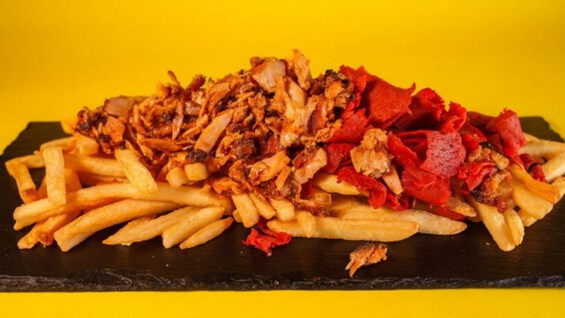 Mixed Donner Kebab On Chips