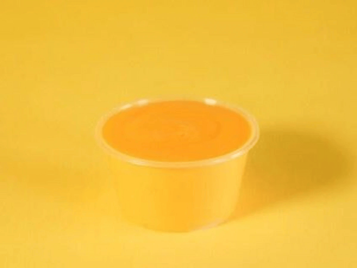 Tub Of Cheese Sauce