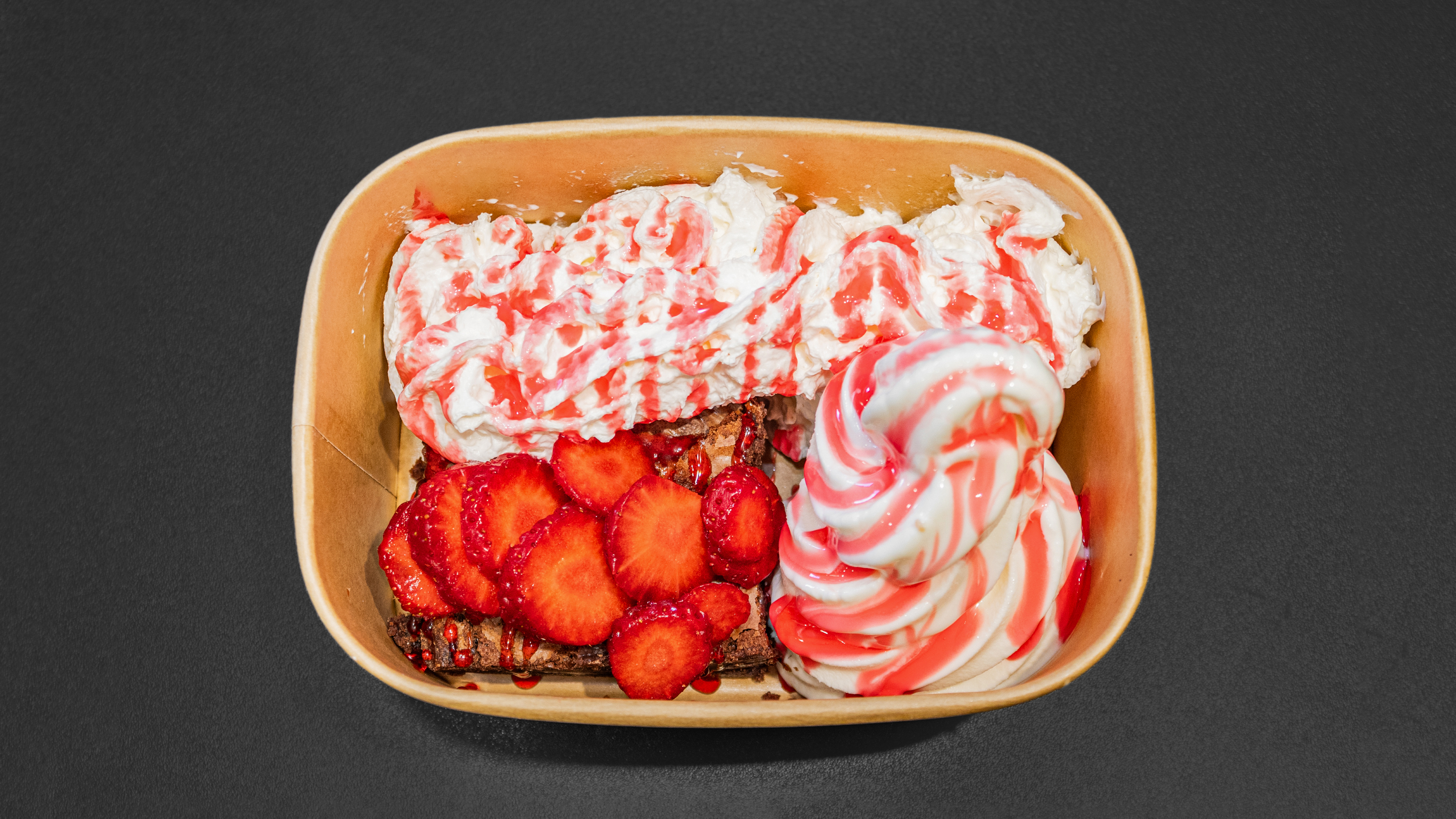 Strawberry Brownie Tray