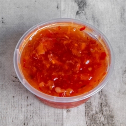 Tub of Sauces