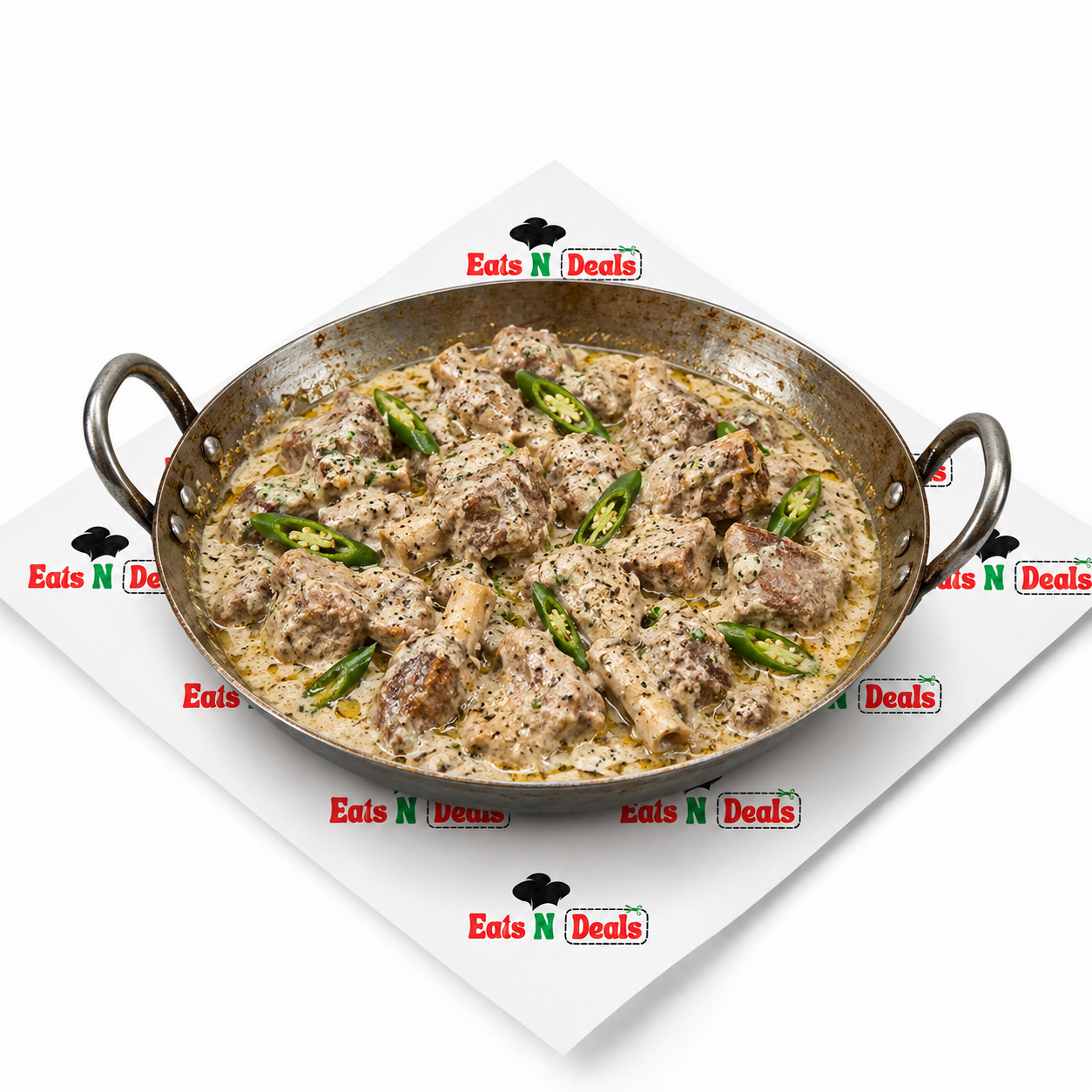 1KG White Lamb Karahi