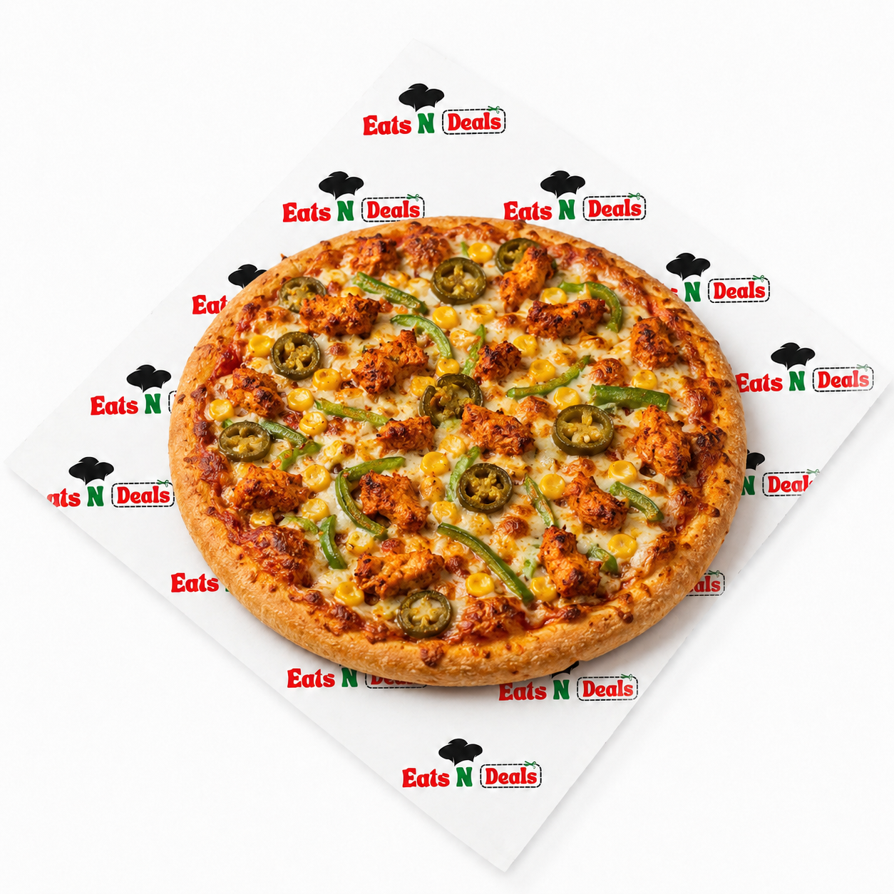 10" Garlic Chicken Supreme Pizza